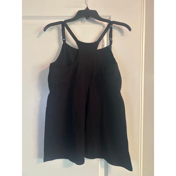 NWT Suiek Black Nursing Cami Adjustable Straps Cotton/Spandex Size XL - Picture 3 of 4